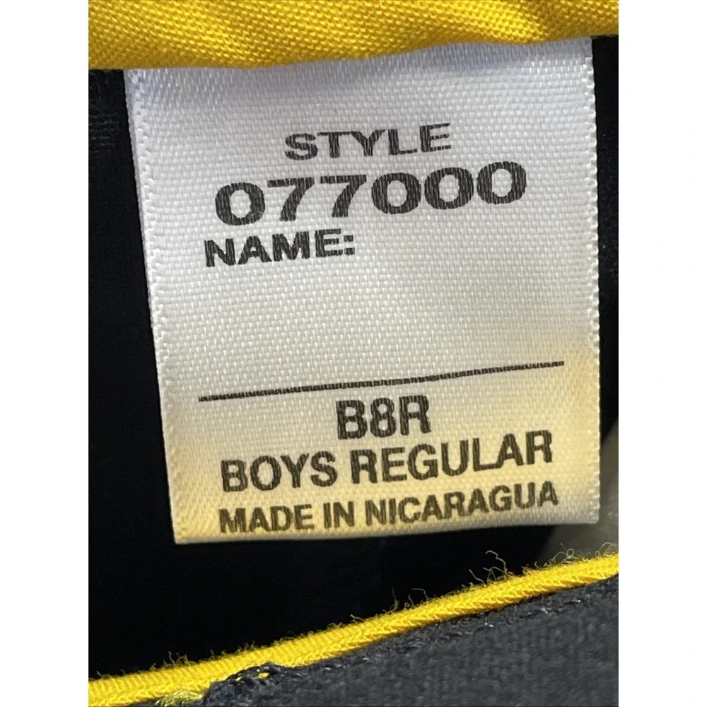 Dennis Uniform School Flat Front Pant Boys 8 Regular Irvington Style 077000 Navy